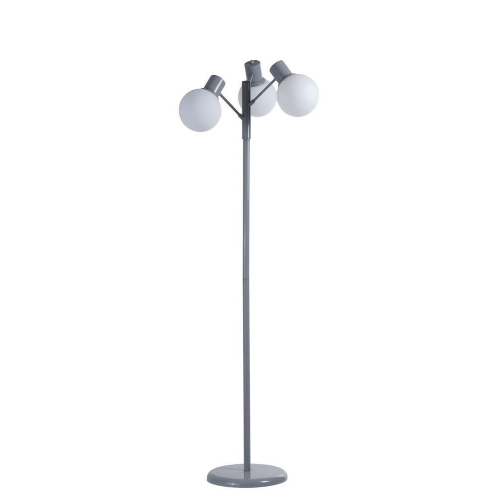 Opviq Podna lampa 227, bijela, siva slika 2