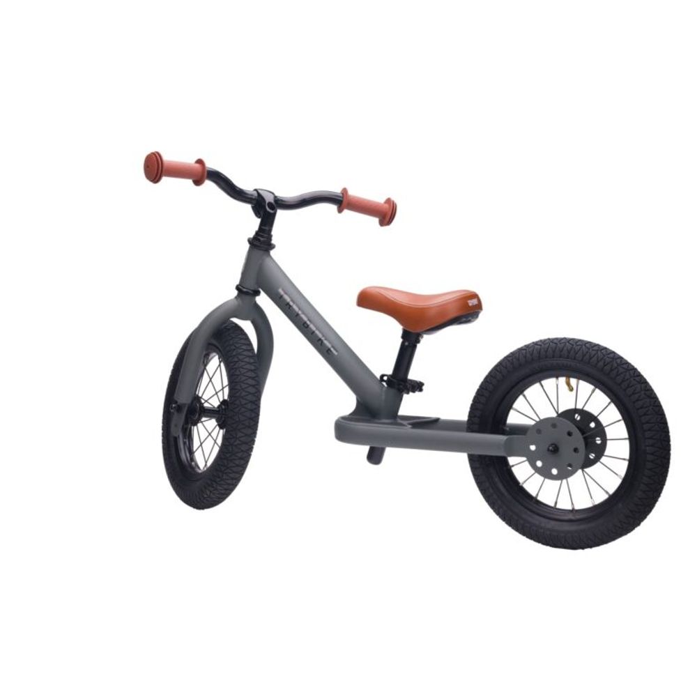 TRYBIKE Balans bicikl 2u1 Steel, Grey Matt slika 5