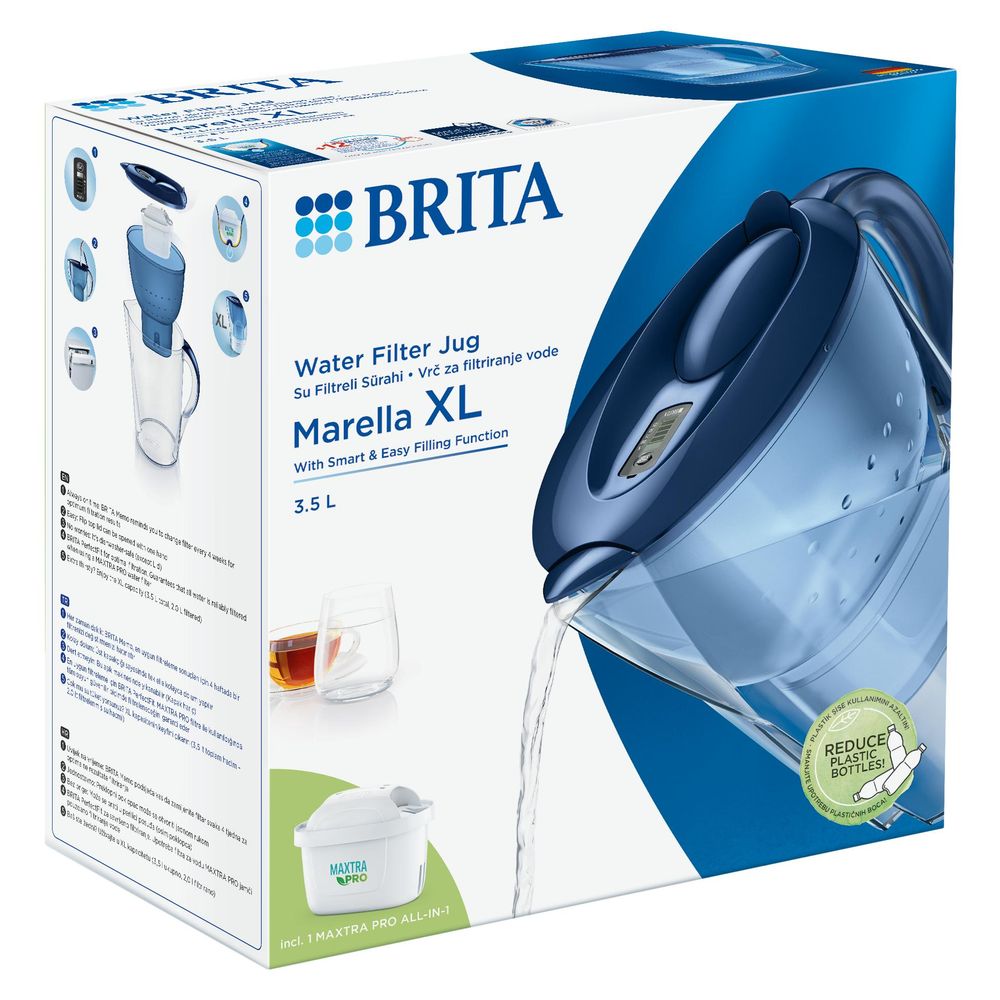 Brita Marella XL PRO bokal za filtriranje vode, 3.5l, plava   slika 2