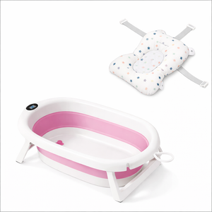 Nesta Sklopiva kadica sa termometrom i podlogom za kupanje Tuby, Pink