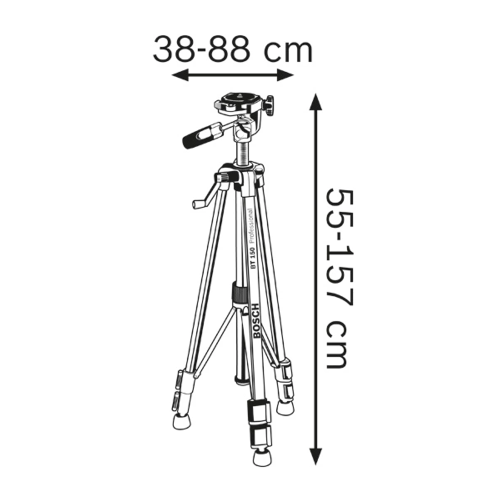 BOSCH Građevinski stativ BT 150 Professional  slika 2