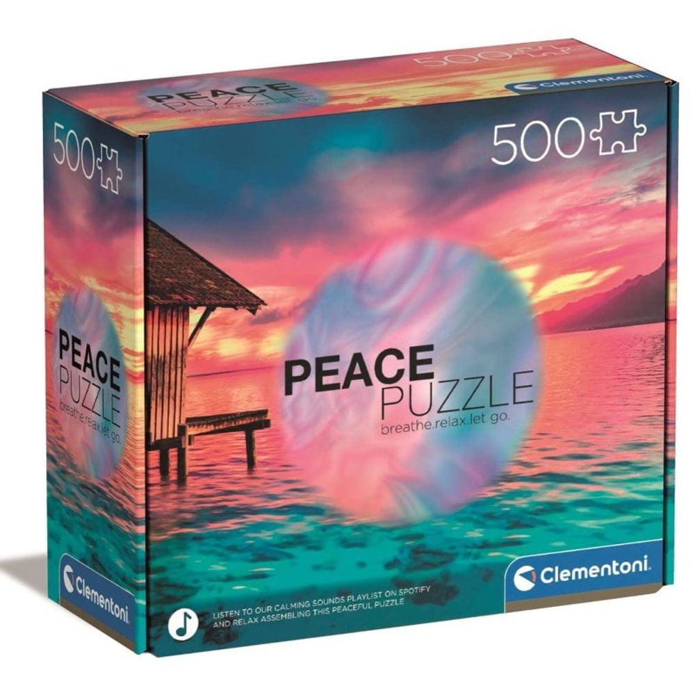 Clementoni Puzzle Peace Living the Present 500kom slika 1