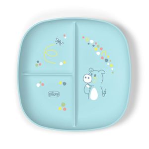 Chicco Dječiji tanjir Portioned, Blue