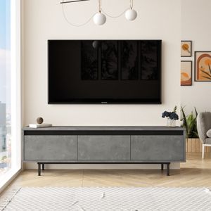 TV stalak "V1-RL" boje srebrna i crna