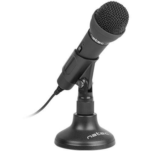 Natec NMI-0776 ADDER, Dynamic Microphone w/Stand, 3.5mm Connector, Black slika 6