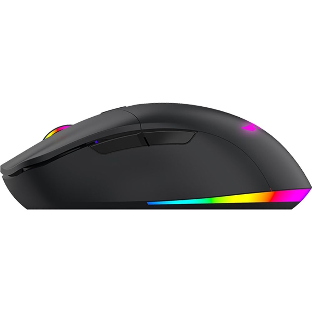 Gaming miš BYTEZONE Morpheus bežična-žična / RGB (16,8M boja) / max DPI 10K / optička / mat UV premaz (crna) slika 7