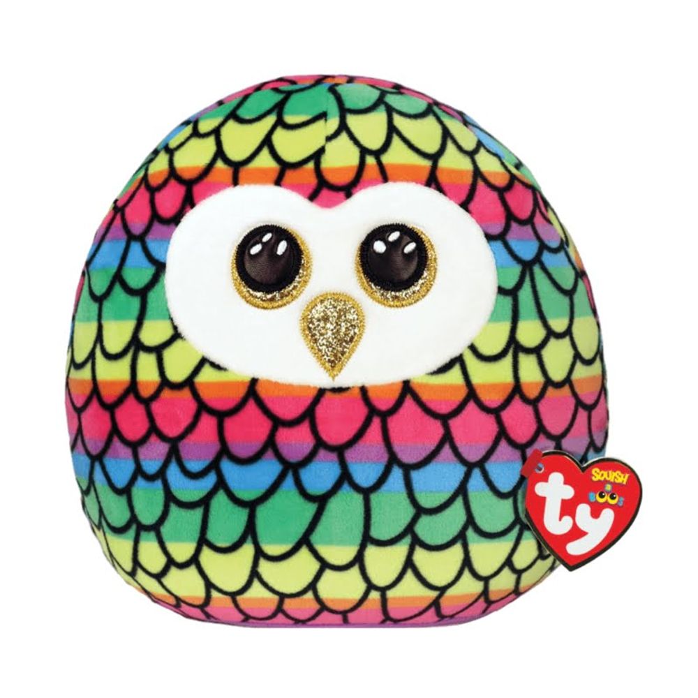 TY Plišana igračka Squishy Sova Owen 22cm slika 1