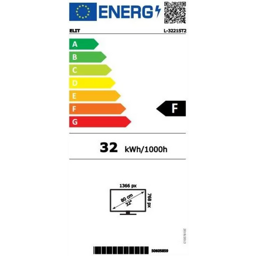 ELIT TV 32" L-3221ST2 slika 3