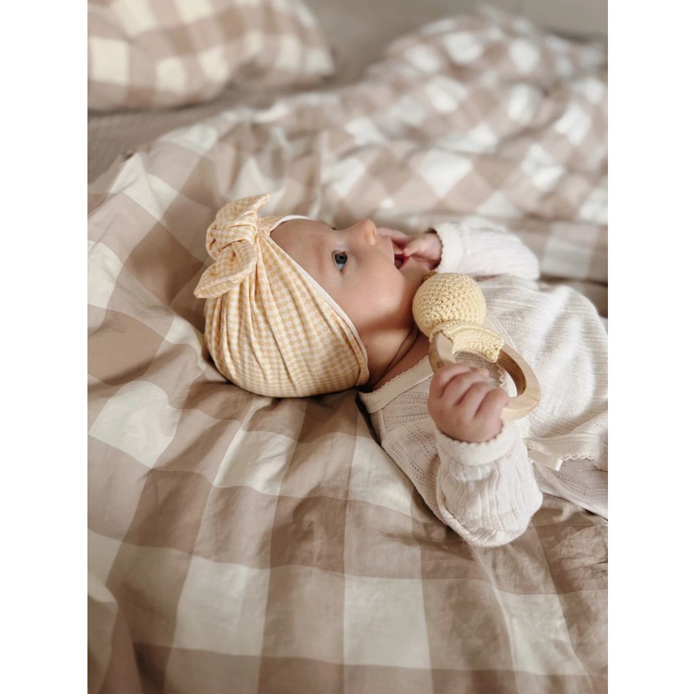 Mrs Ertha Turban za bebe Twiny, 2kom - Speckled Diamond slika 3