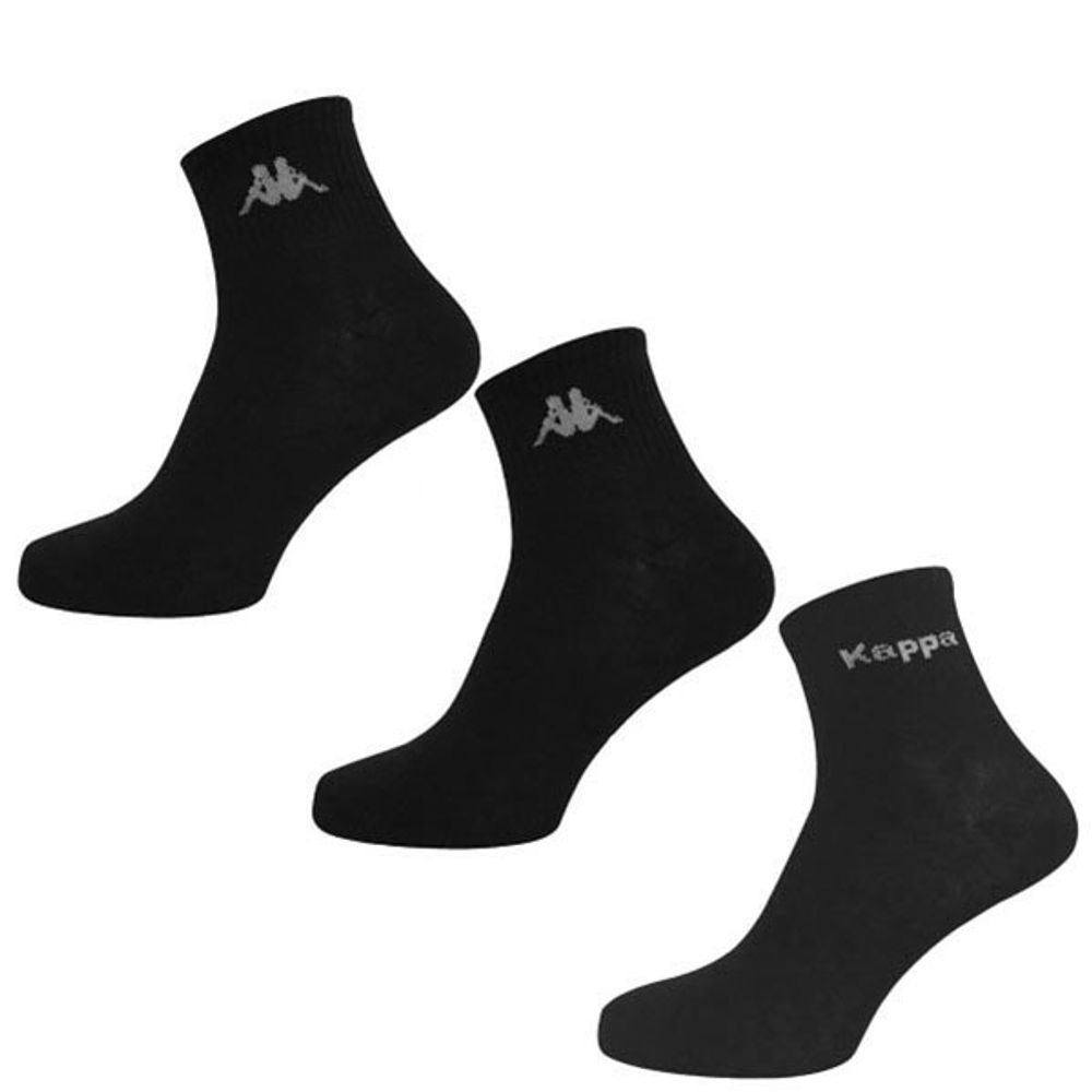 Kappa Čarape Logo Alex 3kom, Crne slika 1