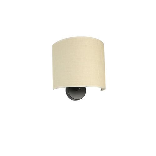 Bambu 05 Abajurlu Oval Aplik Beige Wall Lamp slika 2