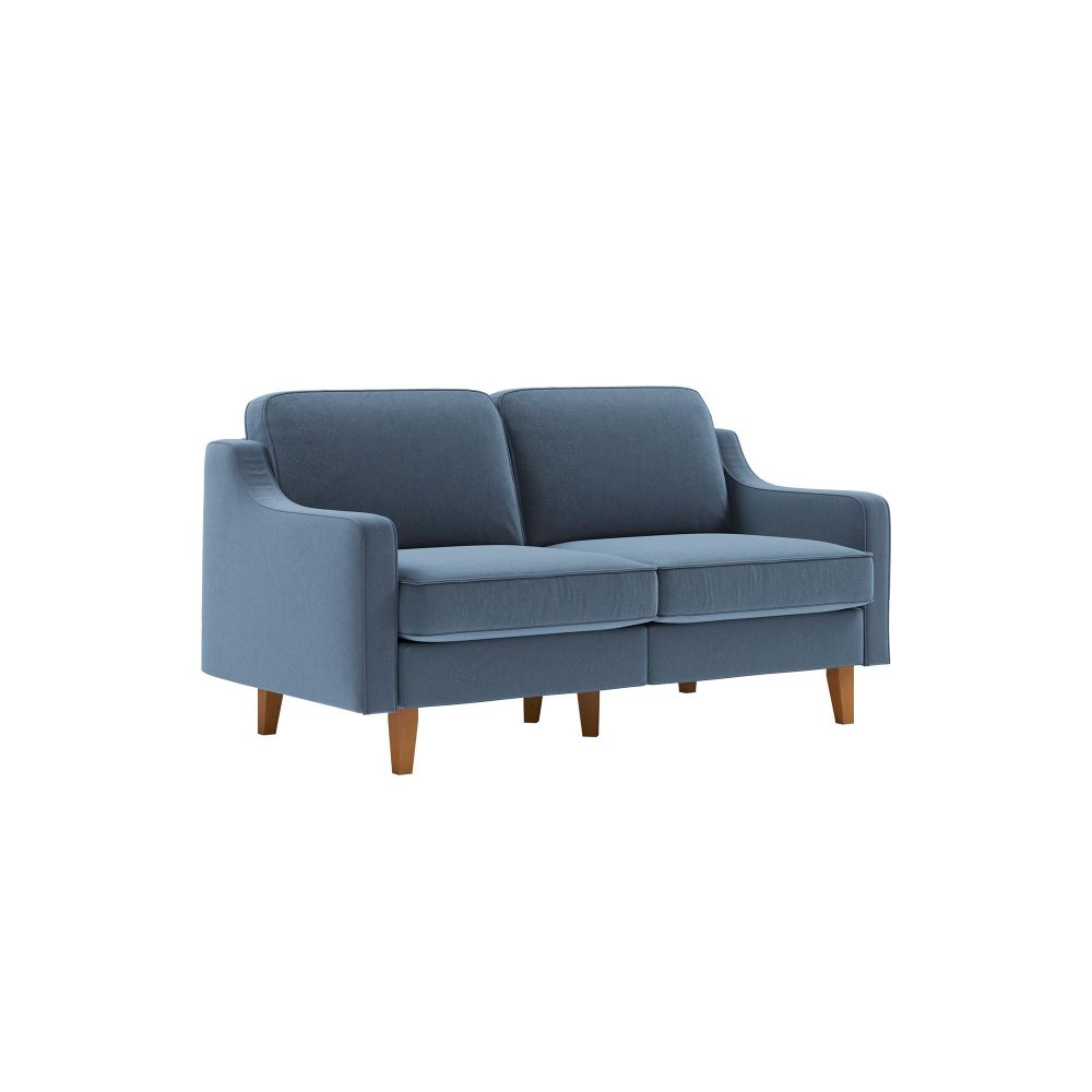 Dvosjed Sofa Robin 2 - boje: okean plava orah slika 1