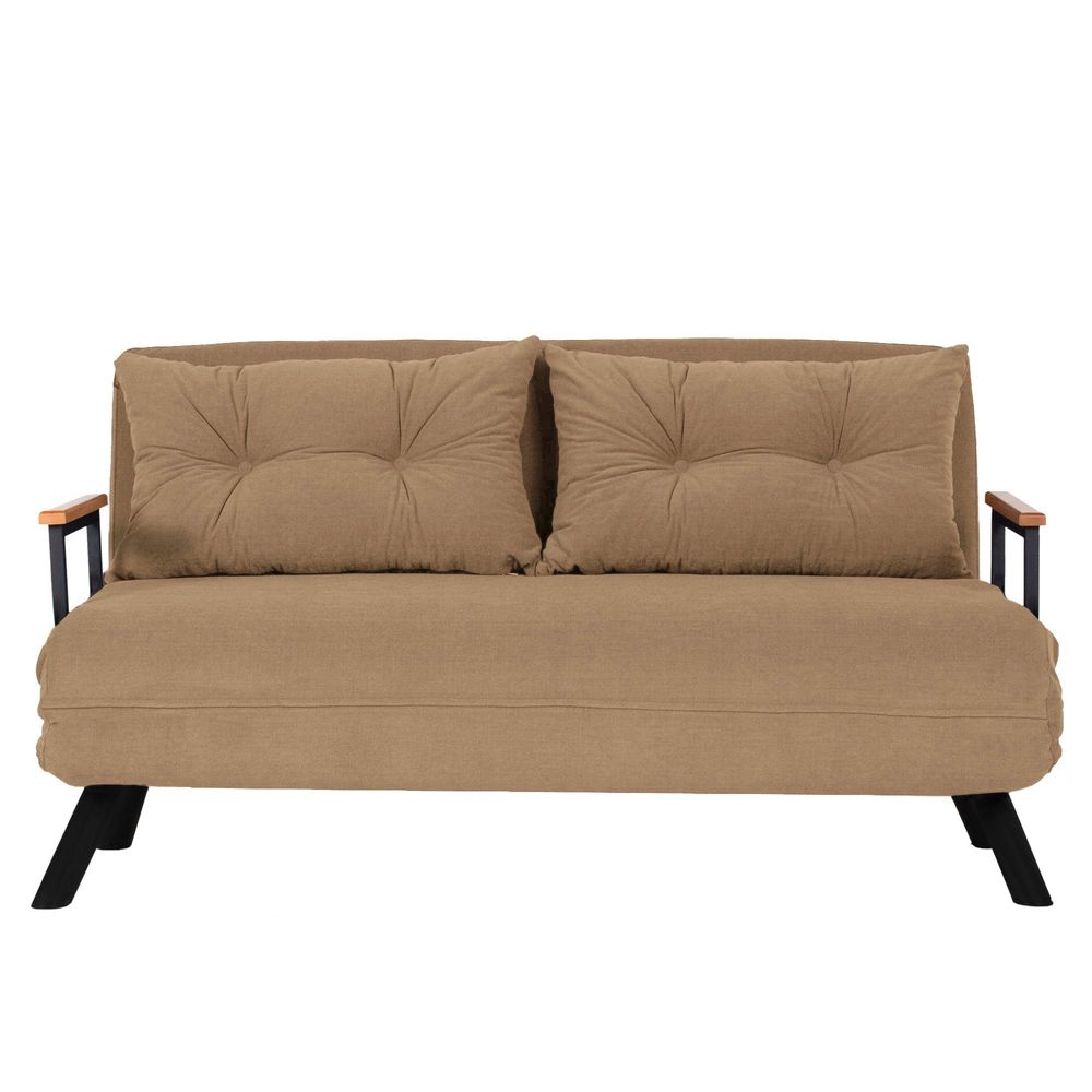 Sando 2-Sjedalni - Svijetlosmeđi Sofa na Razvlačenje slika 6