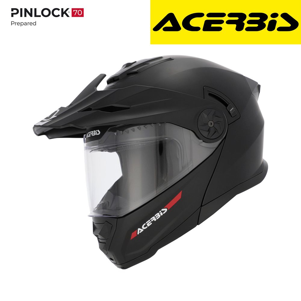 Modularna - flip up kaciga za motor vel.S Acerbis Rider - Crna slika 1