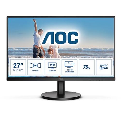 Monitor 27 AOC Q27B3MA VA QHD 75Hz 4ms slika 1