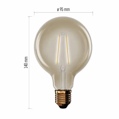 Led sijalica Vintage G95 4,5W(40W) 420lm E27 WW Emos Z52032 slika 2