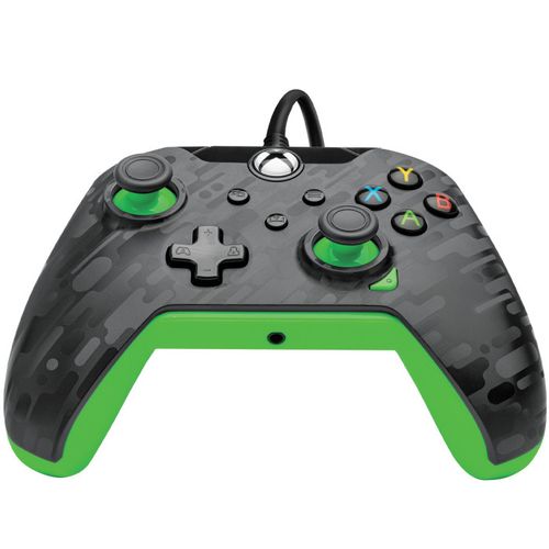PDP XBOX WIRED CONTROLLER CARBON - NEON (GREEN) slika 2