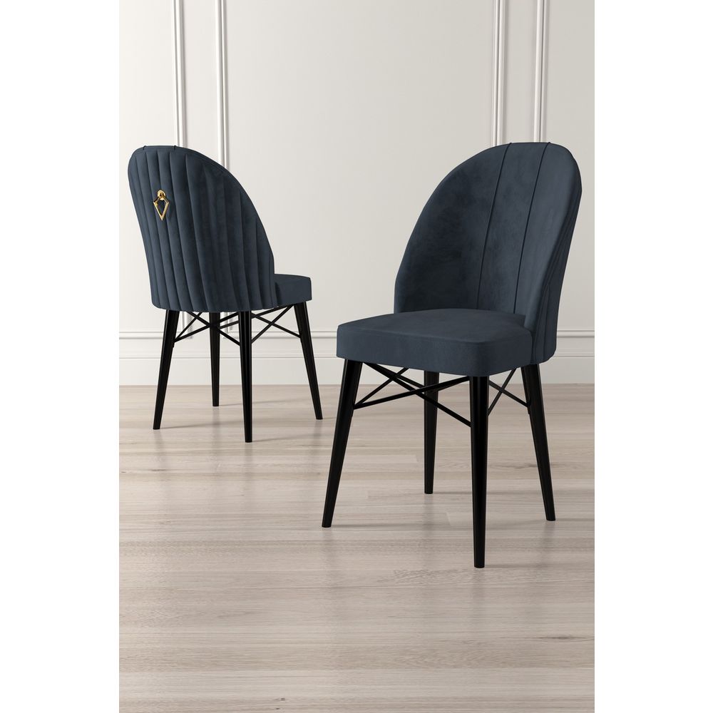 Ritim - Set stolica u antracit crnoj (6 komada) slika 2