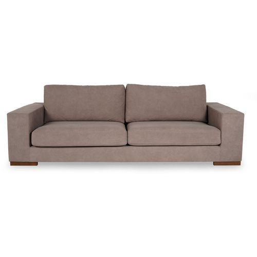 Nplus - Brown Brown 3-Seat Sofa slika 1