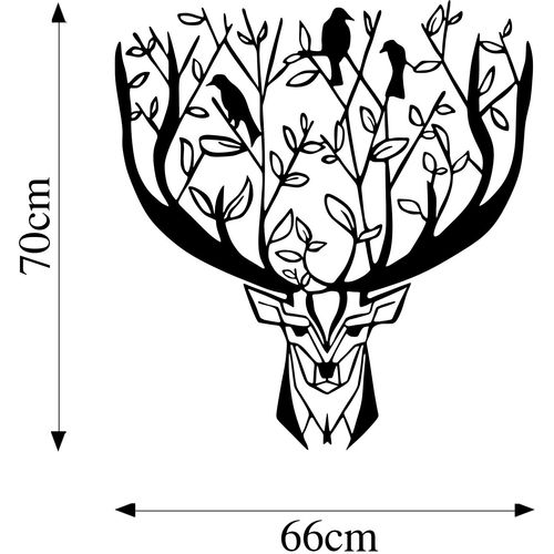 Wallity Metalna zidna dekoracija, Deer slika 5