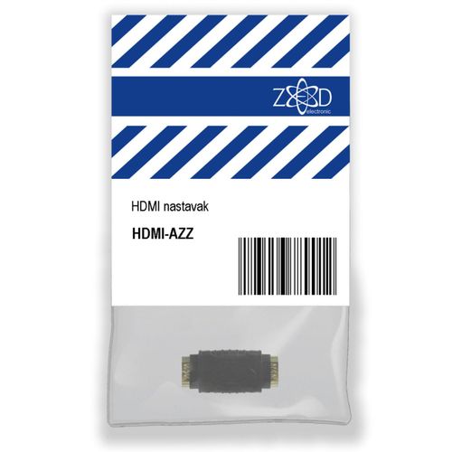 ZED electronic HDMI nastavak, pozlaćeni konektori - HDMI-AZZ slika 1