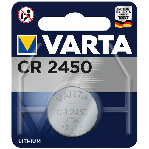 Varta Baterija litijska, CR2450, 3 V, dugmasta, blister 1 kom - CR2450 slika 1