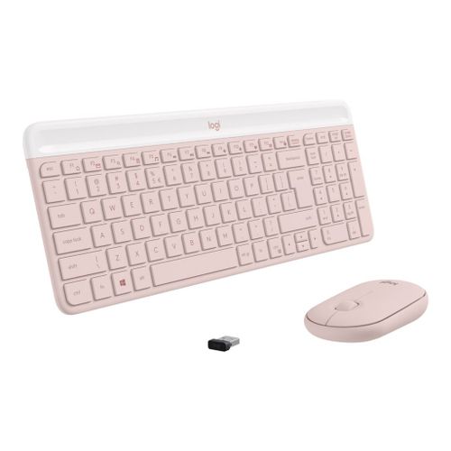 Tipkovnica Logitech MK470 Slim Combo - ROSE, 920-011322 slika 1