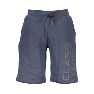 CAVALLI CLASS MEN'S BLUE SHORT TROUSERS