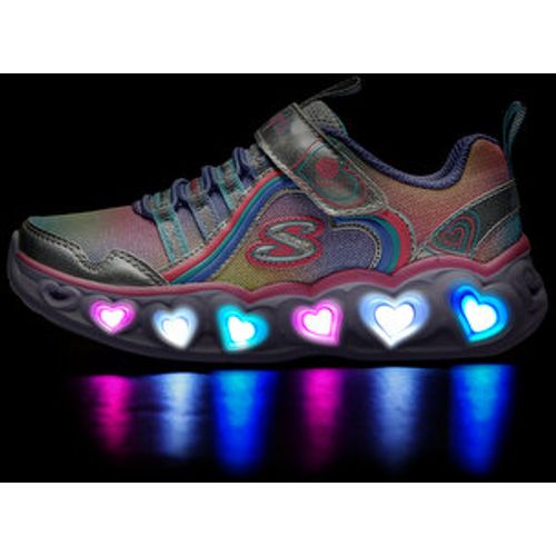 Skechers heart lights-rainbow lux dječje tenisice sa svjetlima 302308L-SMLT slika 6