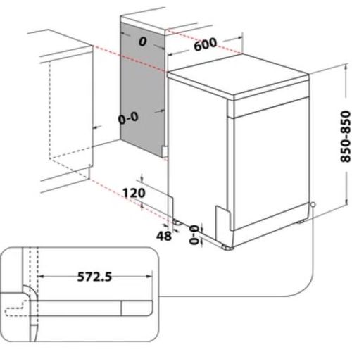 Indesit D2F HD624 AS Mašina za pranje sudova, širina 60 cm slika 5