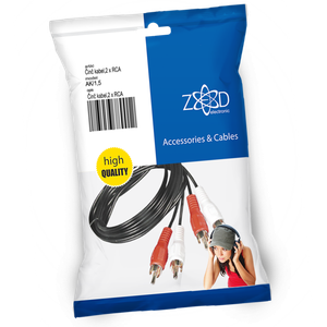 ZED electronic Činč kabl 1.5 met., 2 x RCA - AK/1,5