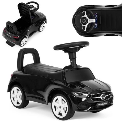 EcoToys Guralica Mercedes C CLASS sa interaktivnim volanom i zvucima, Crna slika 1