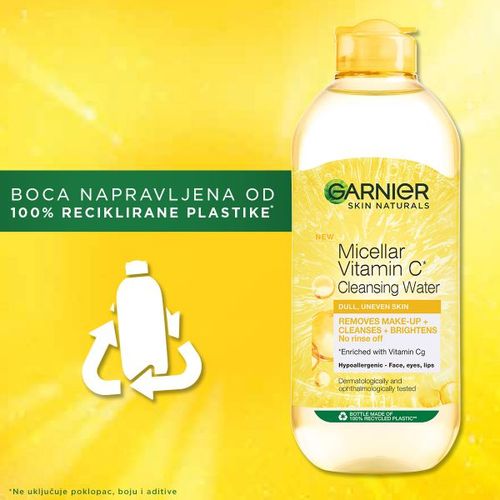 Garnier Skin Naturals Vitamin C micelarna voda za čišćenje 400ml slika 5