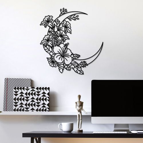 Wallity Metalna zidna dekoracija, Flower Moon 1 - L slika 1