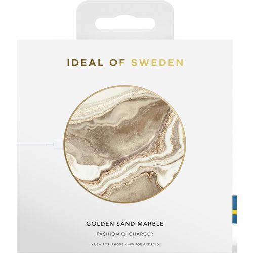 iDeal of Sweden Wireless Punjač - Golden Sand Marble slika 1