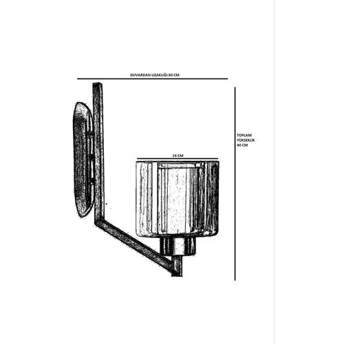 Opviq Zidna lampa, 846STL4102 slika 3