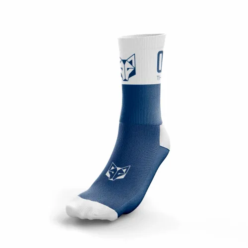 Otso čarape Multisport srednje Electric Blue &amp; White slika 1