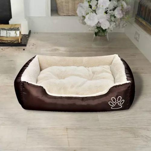Topli krevet za pse s podstavljenim jastukom M slika 5