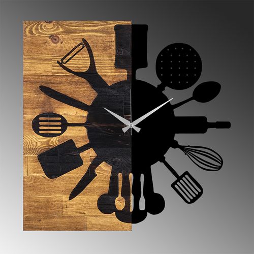 Wallity Ukrasni drveni zidni sat, Wooden Clock 32 slika 6