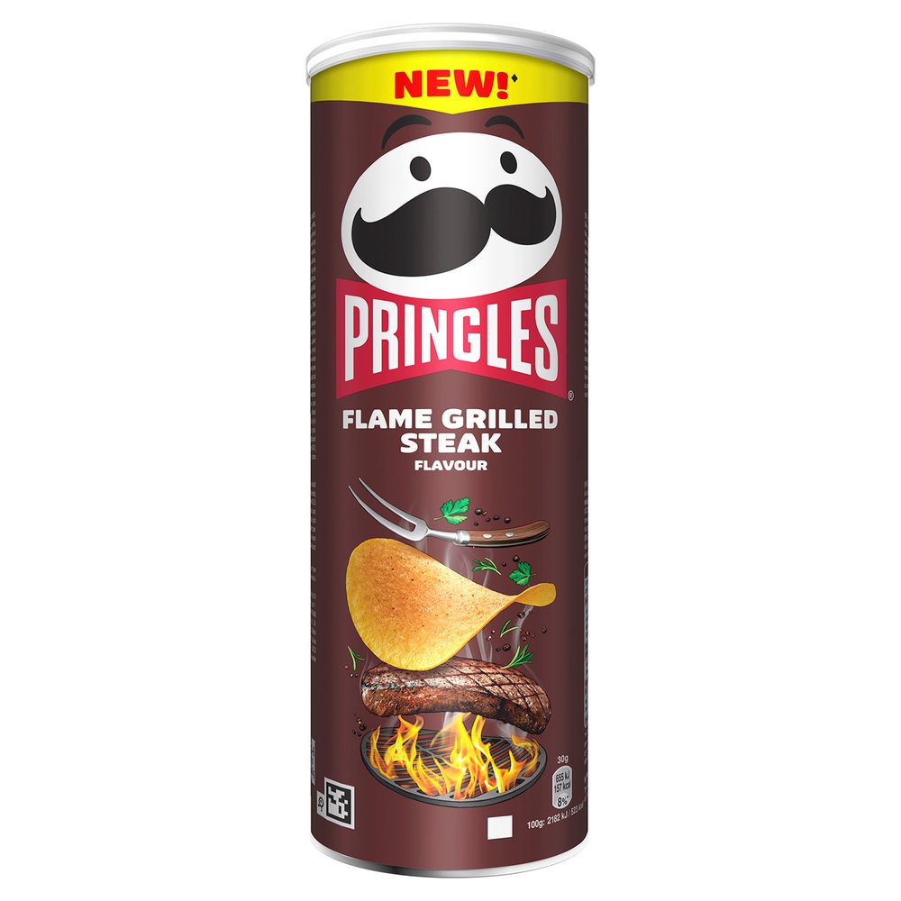 Pringles Flame Grilled Steak čips, 165 g slika 1