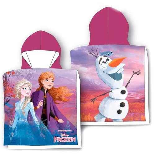 Disney Frozen Pamučni Pončo Ručnik slika 1