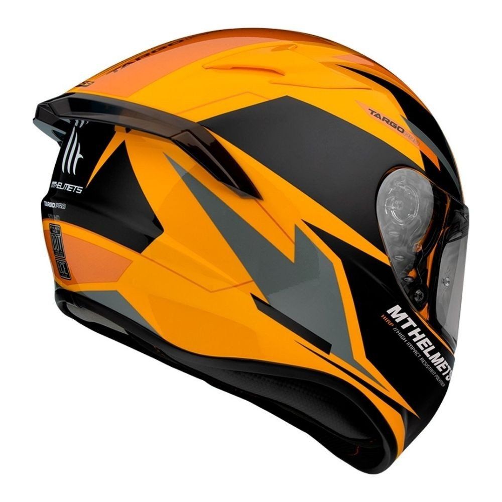 MT Helmets vizir za moto kacigu MT Targo Pro Sound D3 gloss yellow slika 2