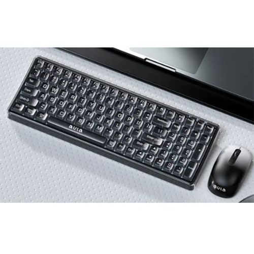 Tastatura i mis Aula AC210 Black ombo, 2.4G slika 1