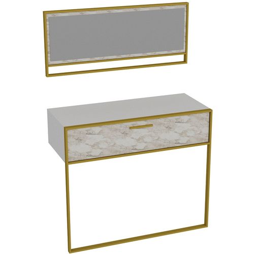 Polka Aynalı - White Gold
White Sideboard slika 4