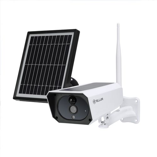 TELLUR SMART WIFI SOLAR CAMERA, 1080p, BIJELA slika 1