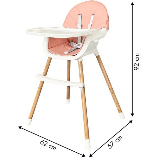 EcoToys 2u1 hranilica roza slika 5