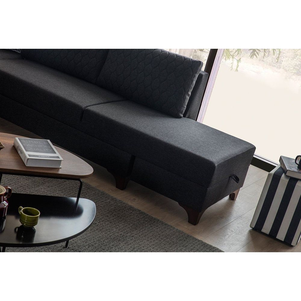 Ugaona Sofa Loft - Antracit slika 4