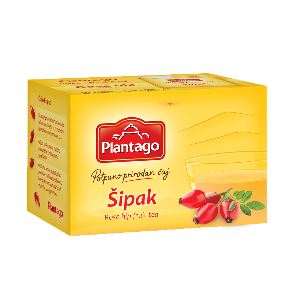 Plantago čaj Šipak 60g slika 1