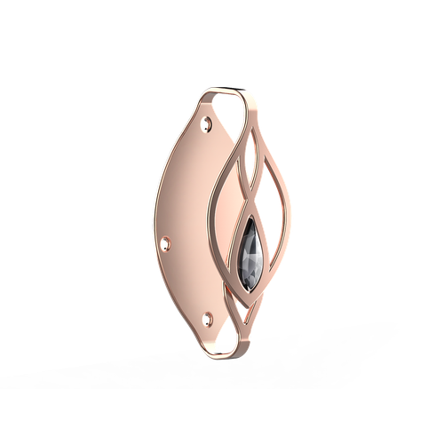 Bellabeat Leaf Crystal Clip - Rose Gold slika 1