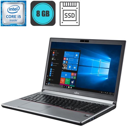Fujitsu LifeBook E756, Intel Core i5-6300U, 8GB, 240GB SSD, WinPro - rabljeni uređaj slika 1